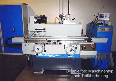 Muster einer bereits teil&uuml;berholten &auml;hnlichen Maschine des gleichen Typs